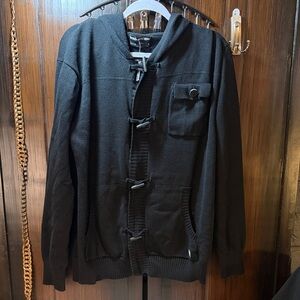 Ecko Unlimited Black Toggle Cardigan